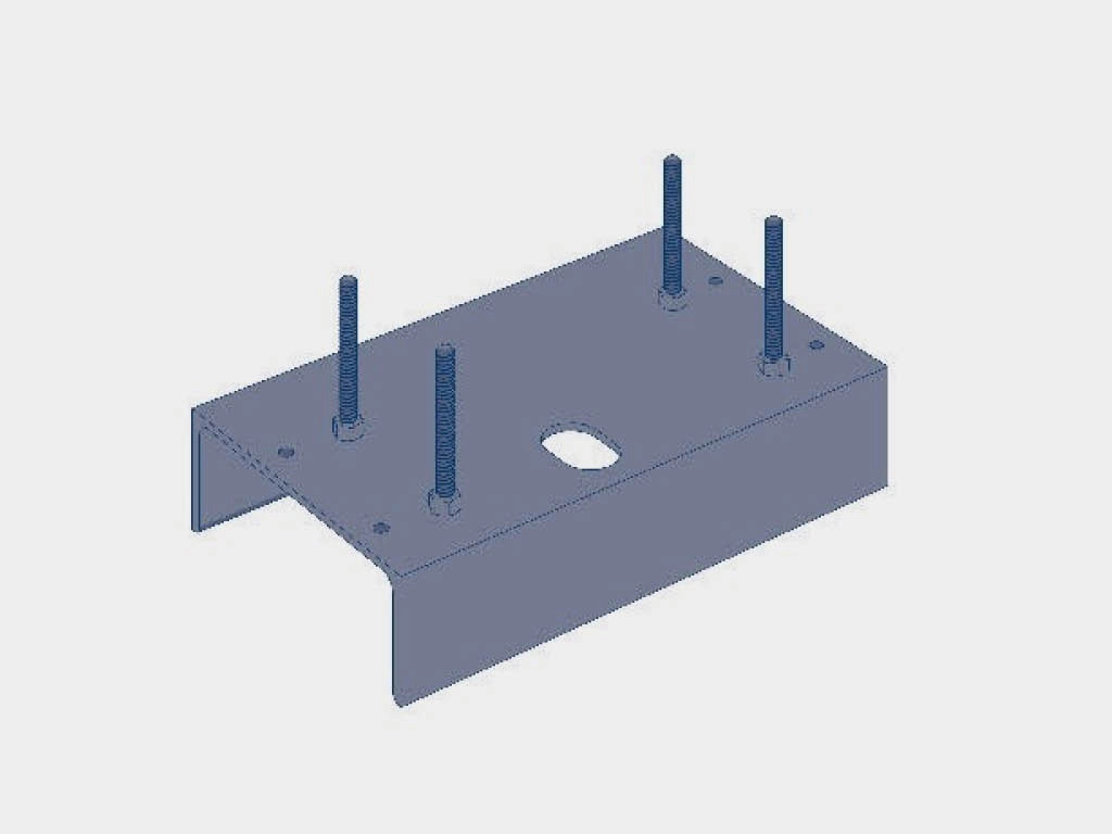 Площадка монтажная привода серии sliding-5000 (откатной-5000).