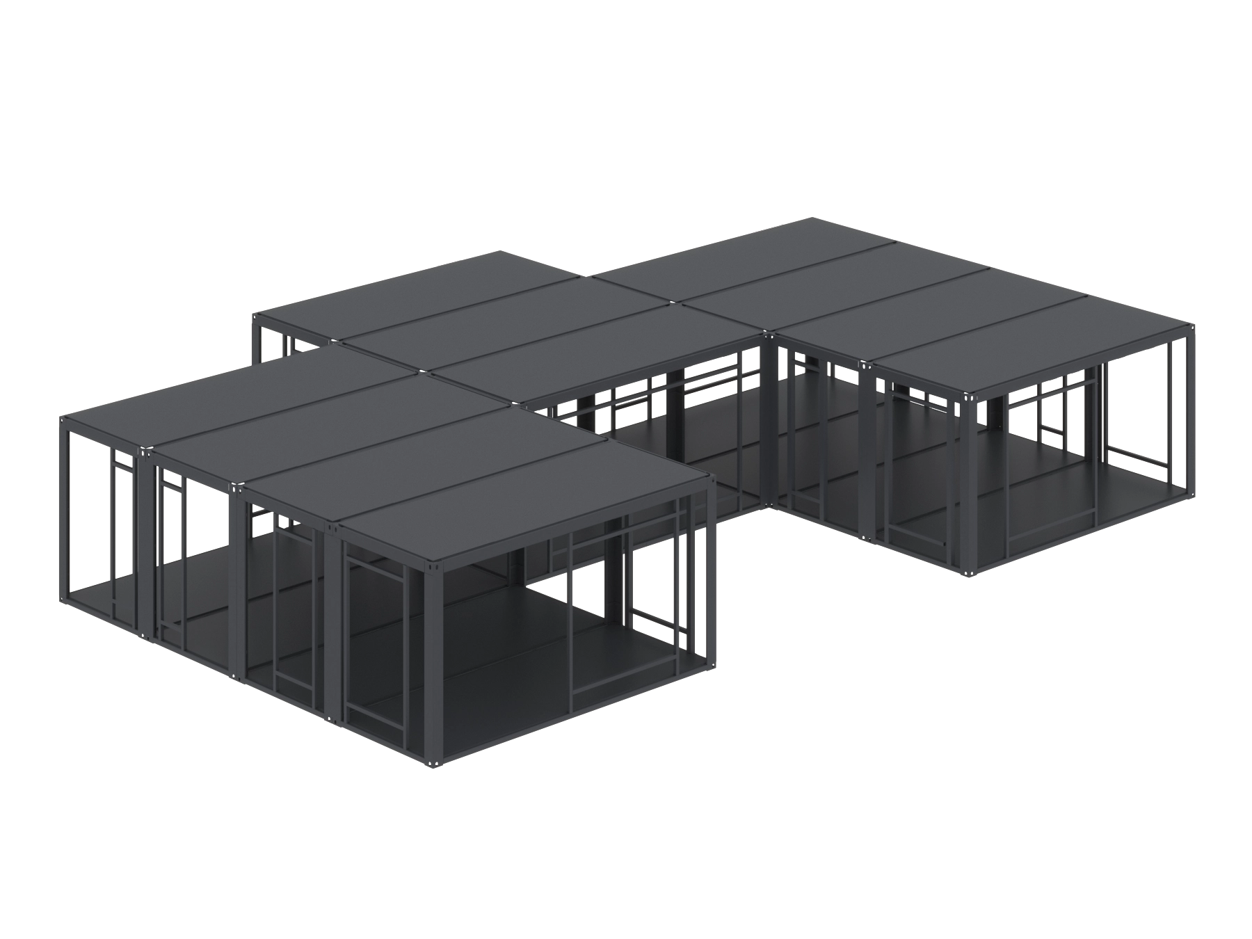 Металлоконструкции домокомплекта.