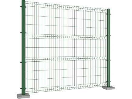 Заборные секции из сварной сетки серии "Оптима Лайт"