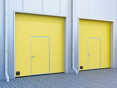Промышленные секционные ворота